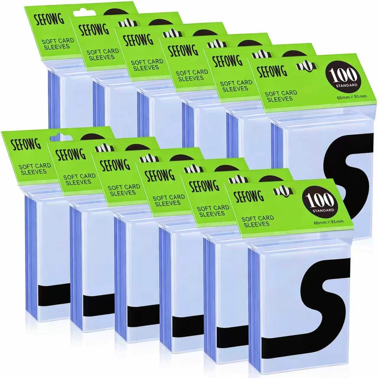 Detalle de 1200ct Clear Card Sleeves Ultra Soft Trading Card Sleeves ๐