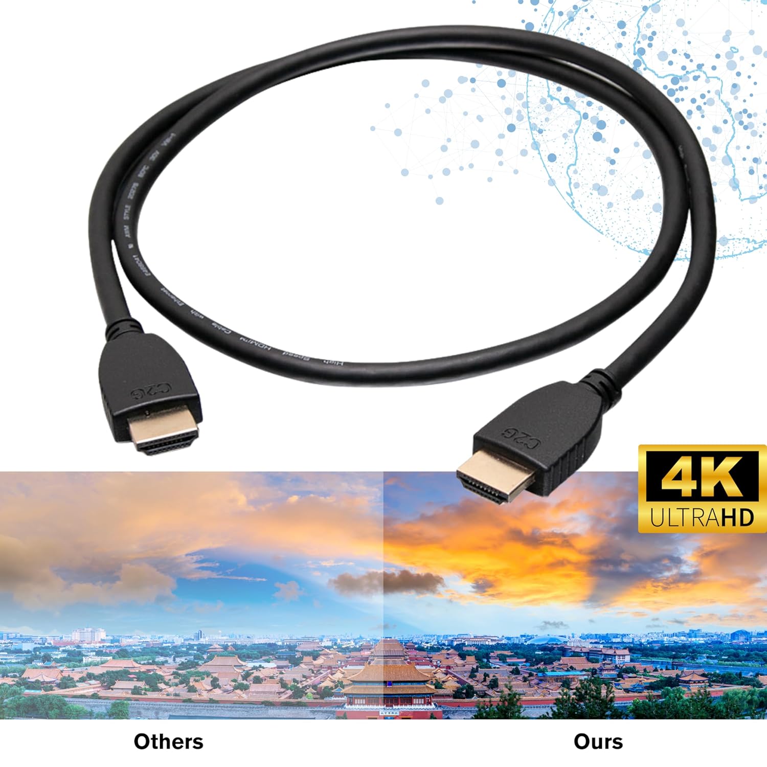 Thumbnail 4 de C2G 50611 HDMI cable 12 ft