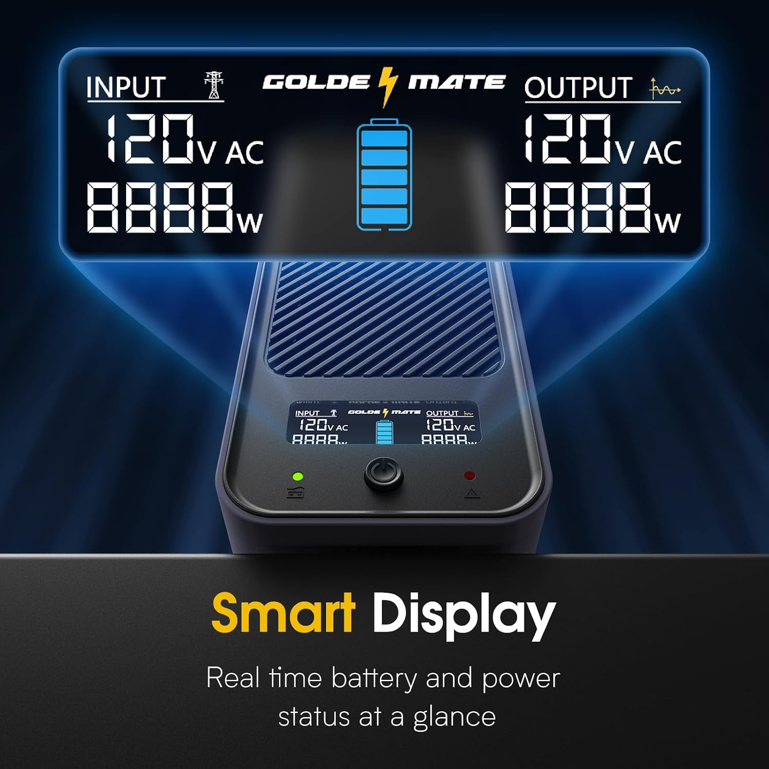 Detalle 2 de GOLDENMATE UPS 1000VA