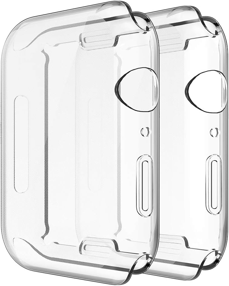 Thumbnail 3 de Simpeak 2PCS Coque Compatible pour Apple Watch 40mm Series SE/6/5/4 – Étui TPU Ultra Fin Transparent