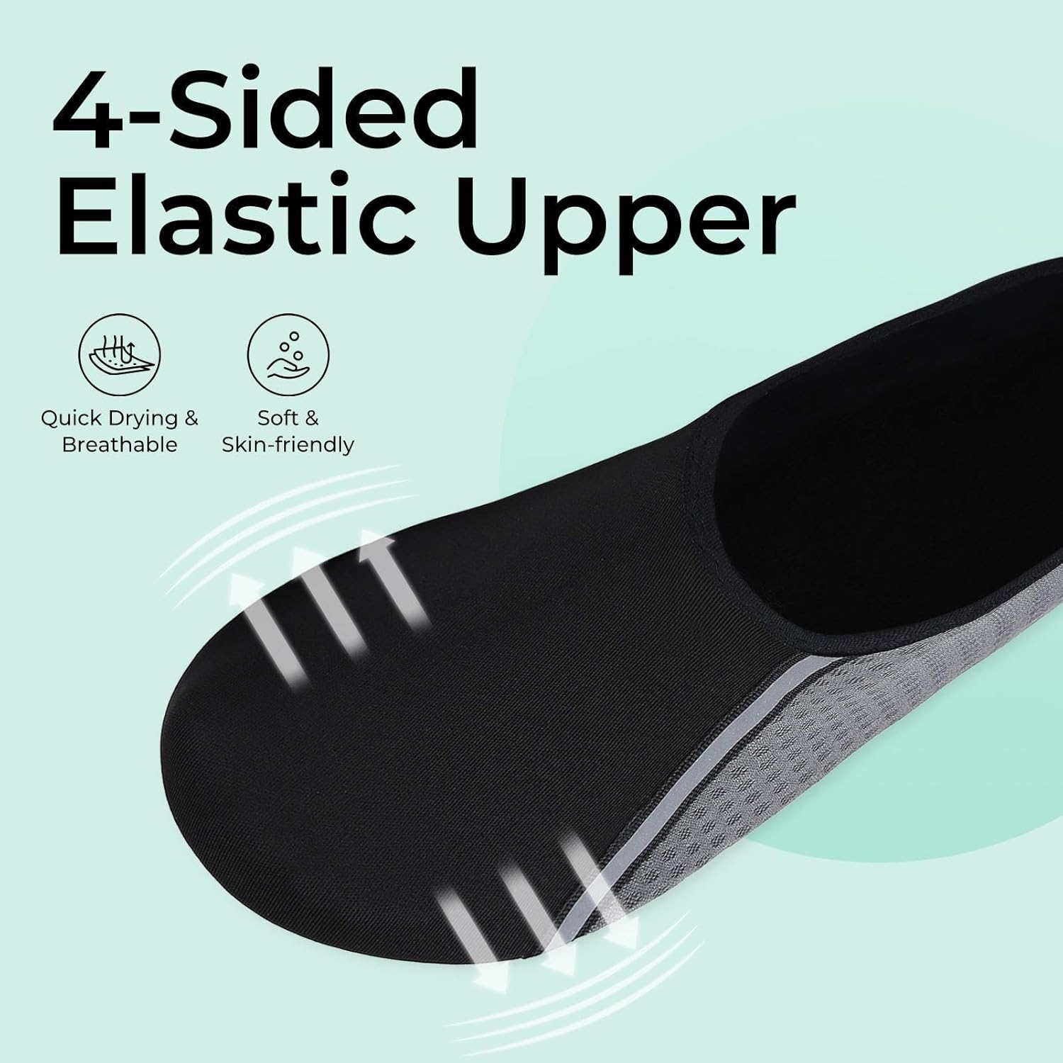 Thumbnail 1 de SAGUARO Chaussures Aquatiques: ajustement flexible, séchage rapide et semelle antidérapante pour la plage et les activités aquatiques