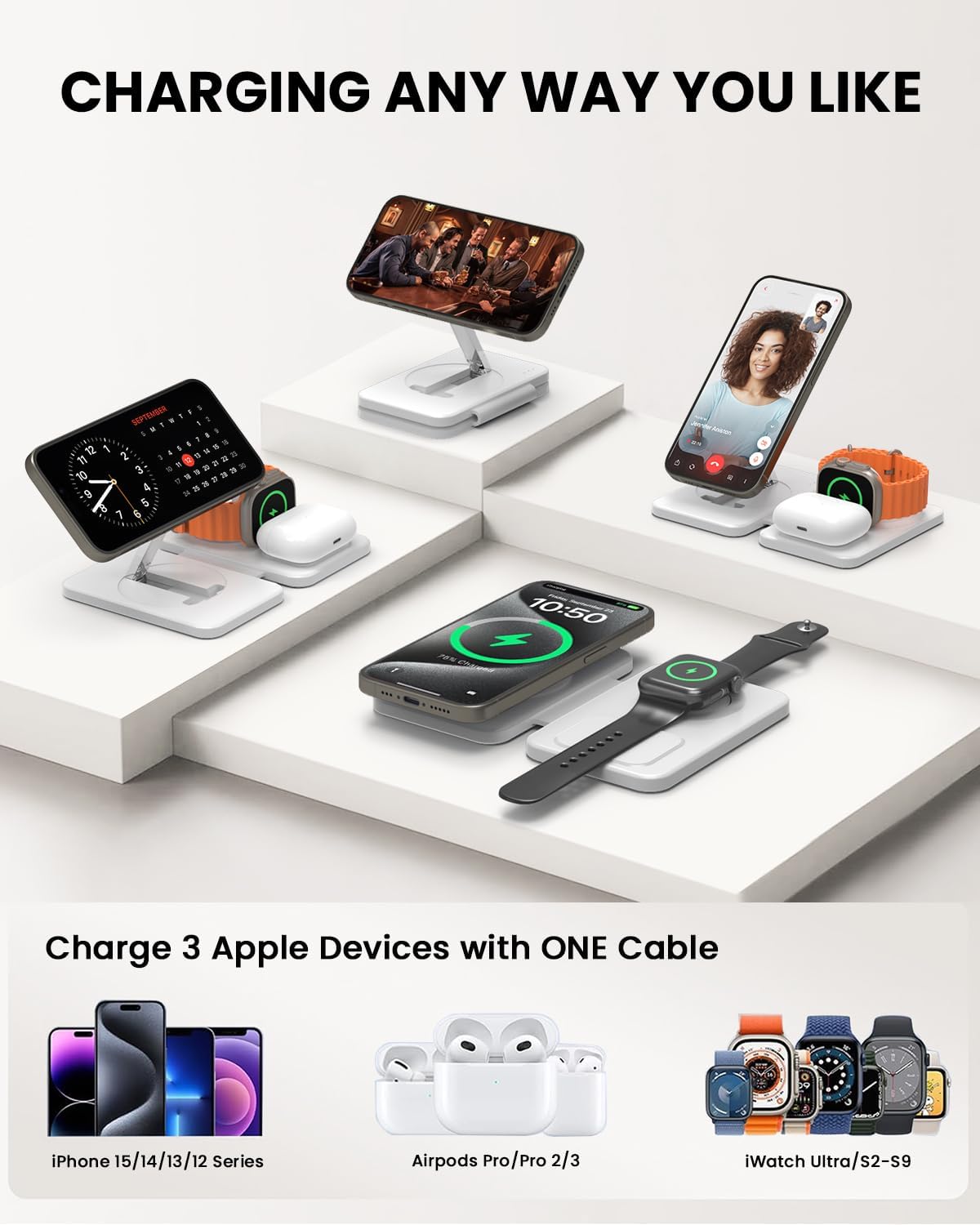 Detalle de GEEKERA Charger for MagSafe 18W