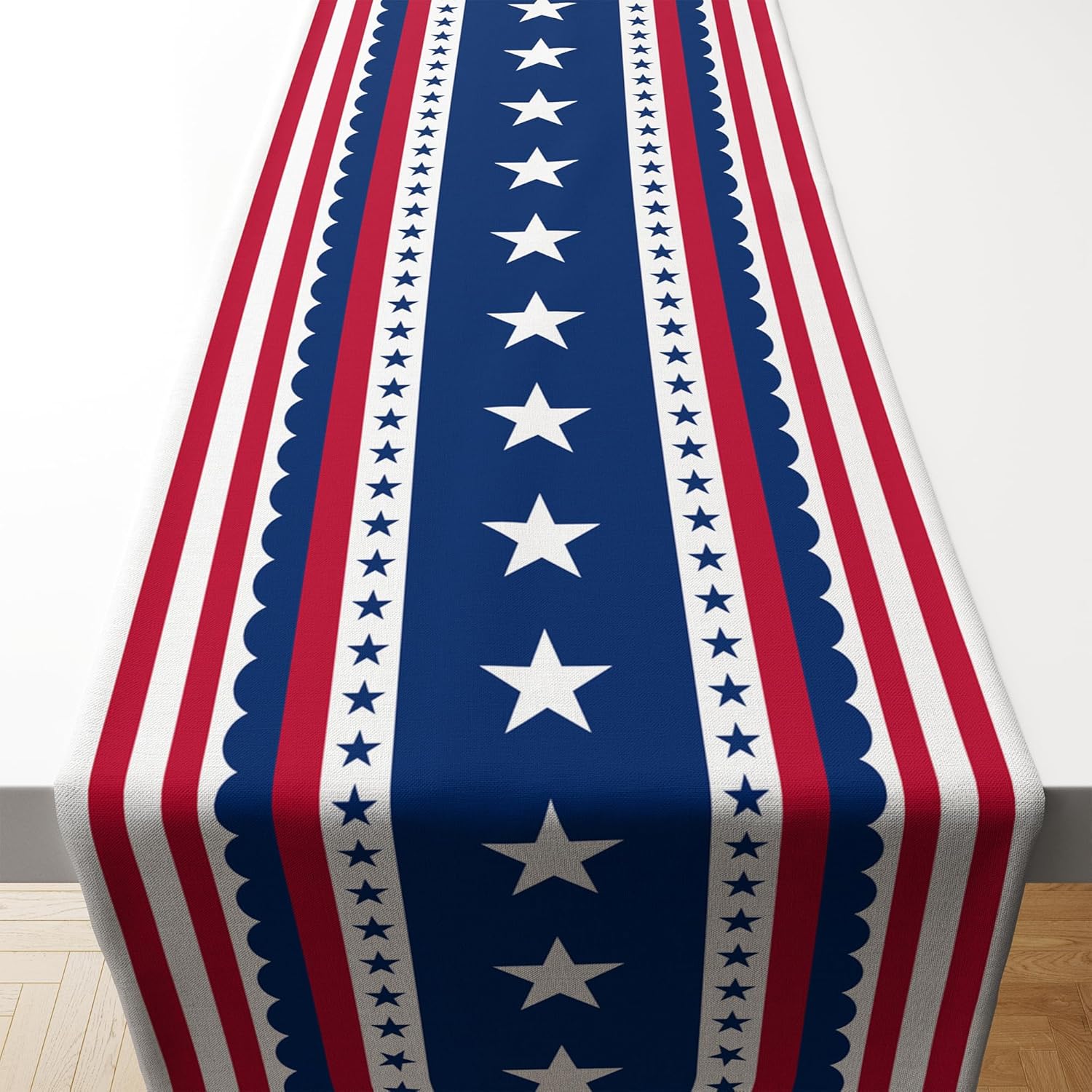 Detalle de OHOME Patriotic Table Runner, Polyester