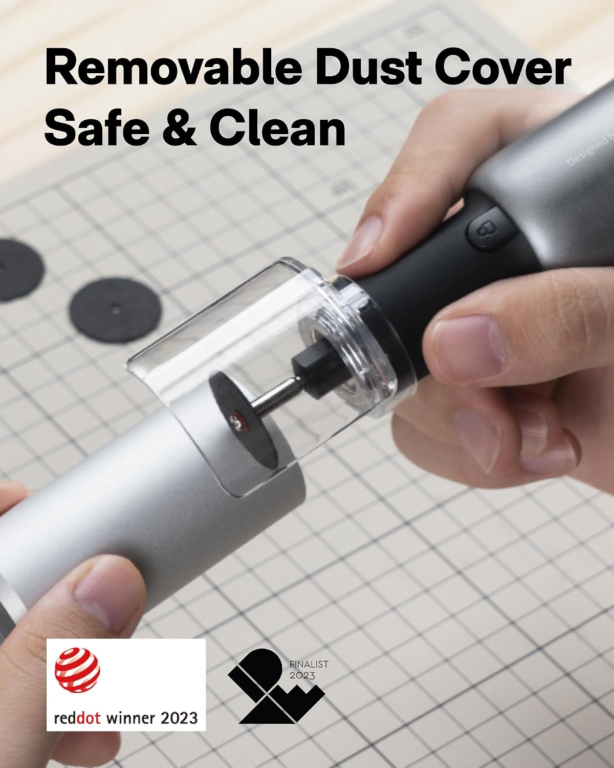 Thumbnail 5 de HOTO 4V Cordless Rotary Tool Kit – 25,000RPM Engraving Pen with 35 Accessories, LED & USB-C