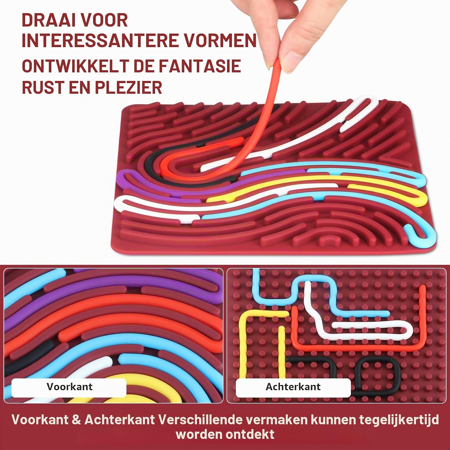 Thumbnail 4 de InemzTal LC2455 Montessori-sensorisch speelgoed met 11 telstokken en opbergtas