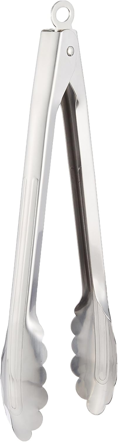 Detalle de TKGコーポレーション BTV383 ストッパー付万能トング 小 18-0ステンレス製・全長235mm