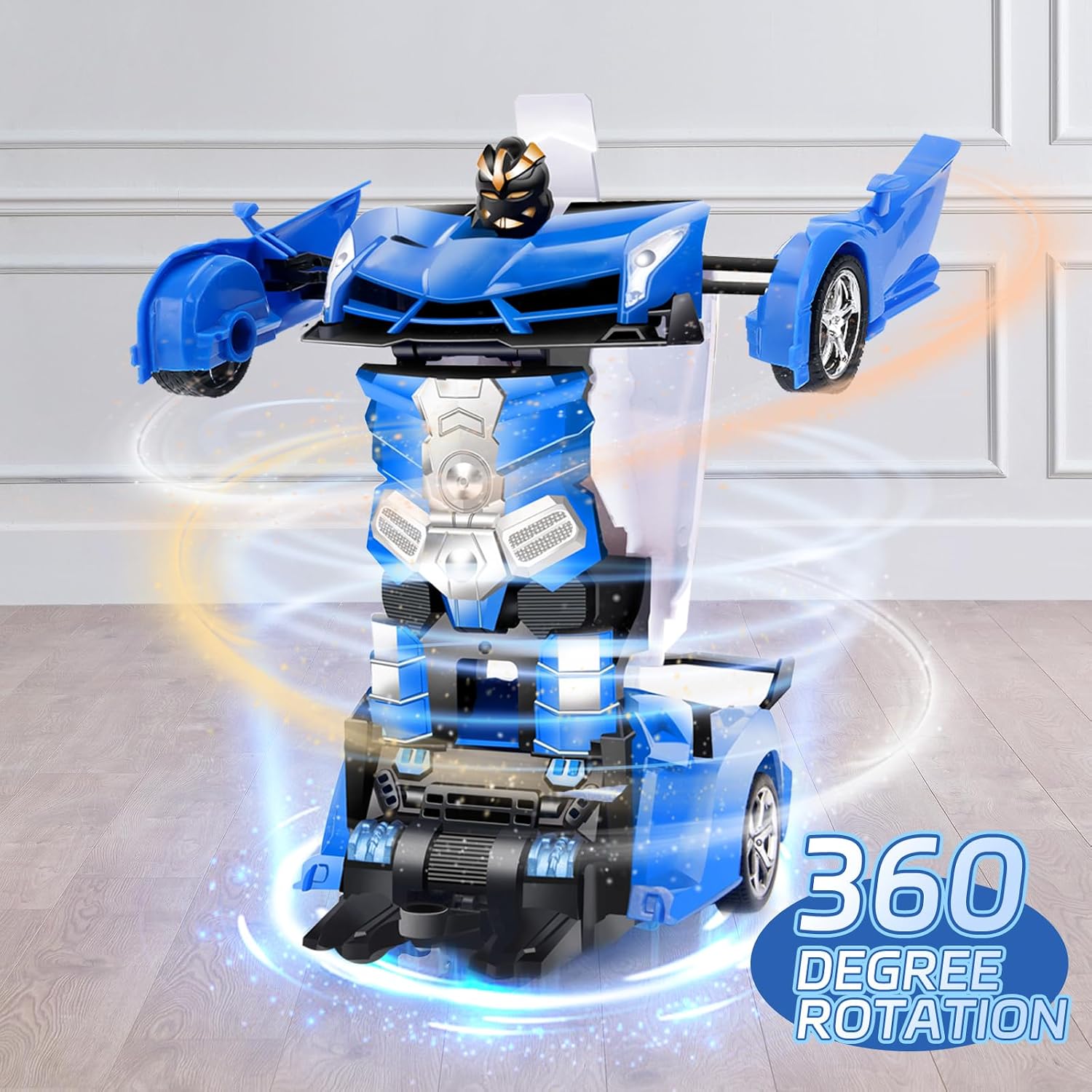 Thumbnail 3 de Micieycle 1:18 afstandsbestuurbare transformeerauto met ledlicht