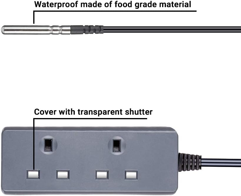 Thumbnail 2 de Inkbird ITC-306T Reptile Vivarium Thermostat for Heat Mats (Day/Night Cycle Timer)