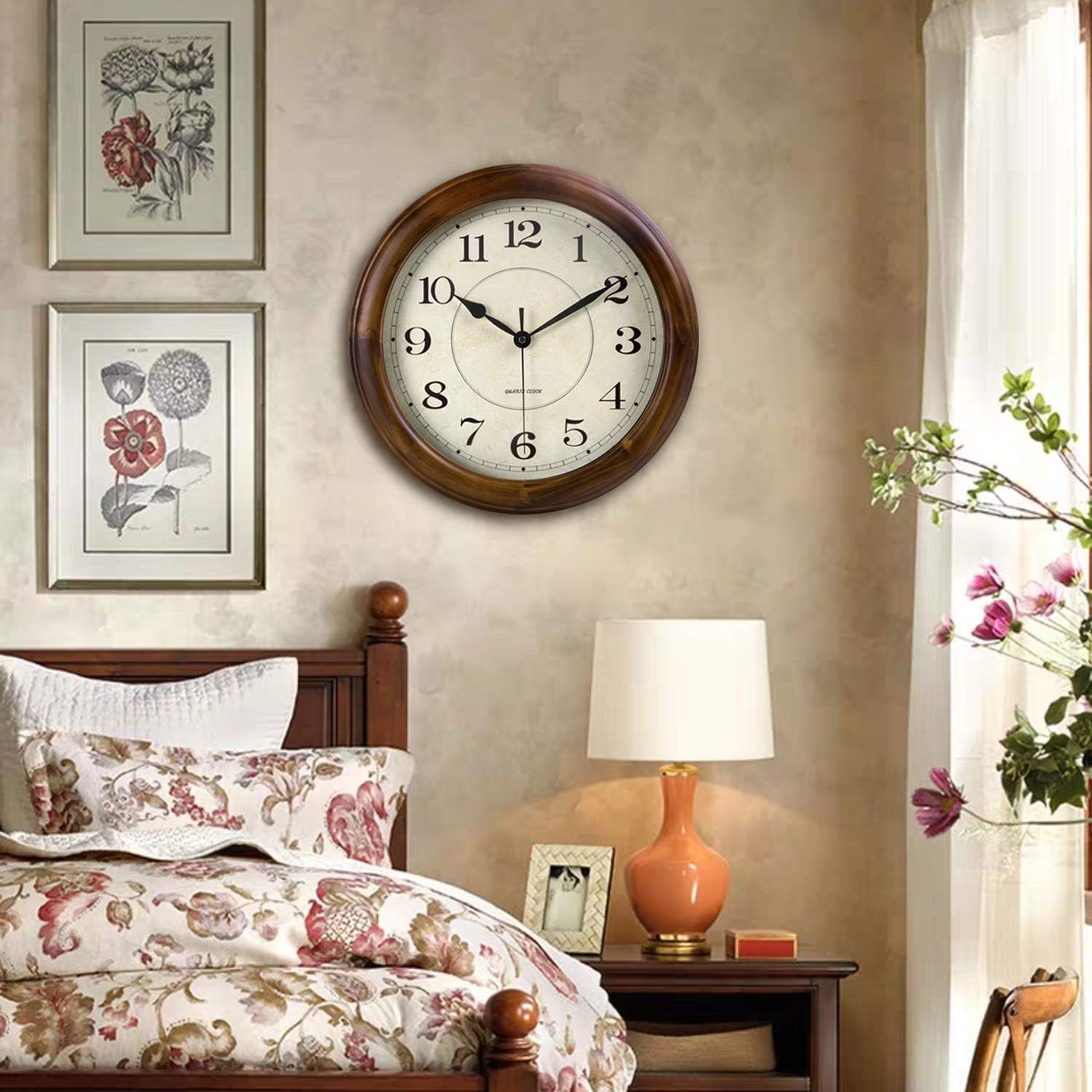 Thumbnail 4 de Kesin wooden wall clock, 14-inch