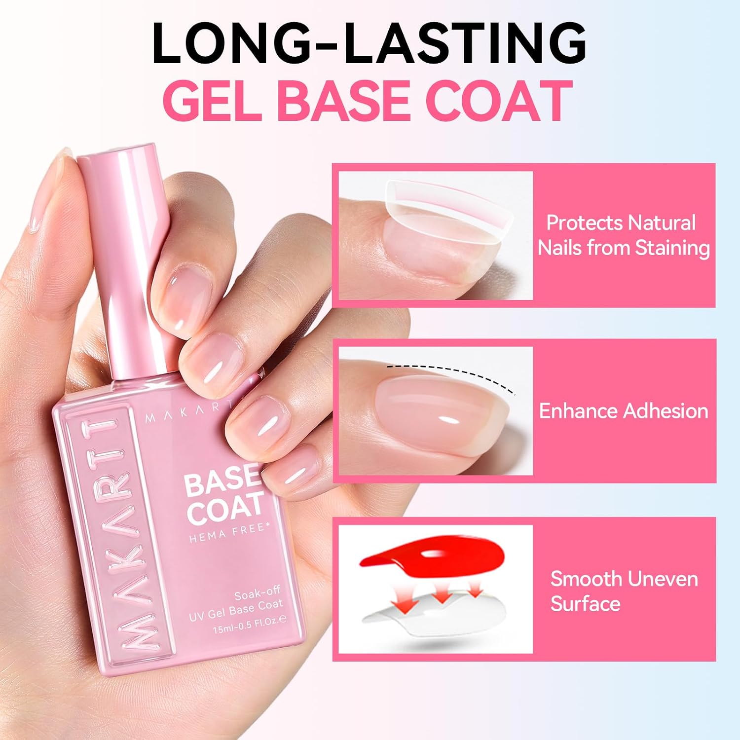 Thumbnail 3 de Makartt Top Coat Gel UV 2 x 10ml 💅