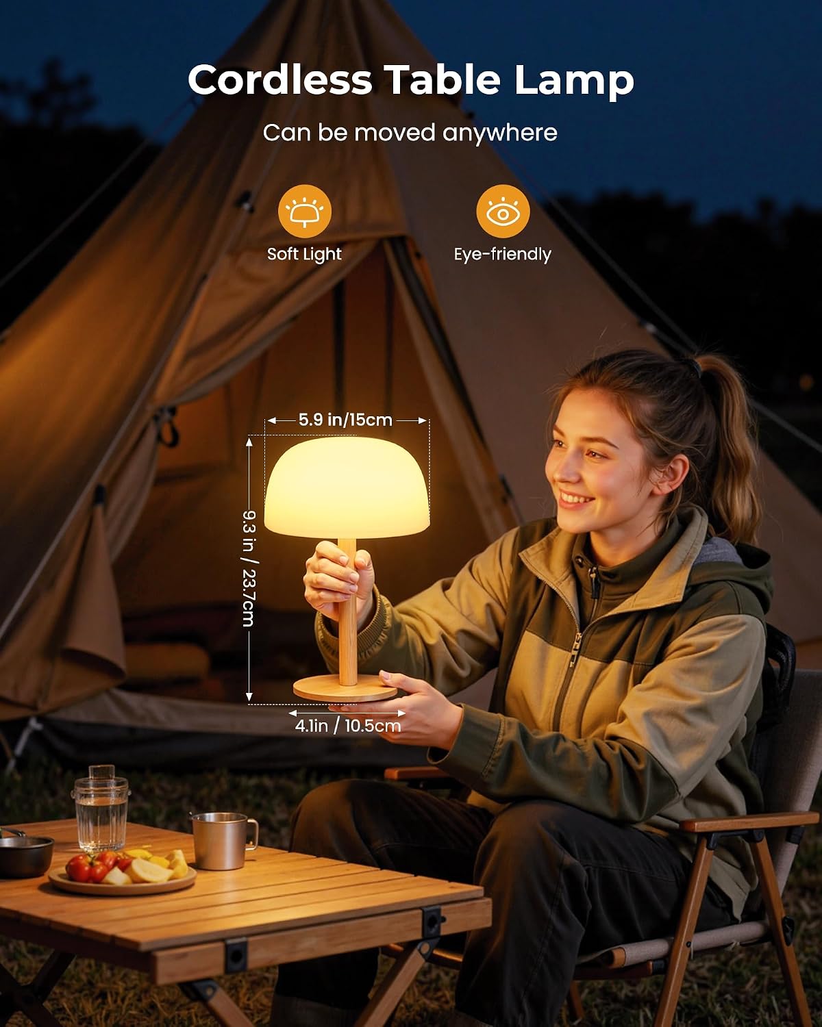 Thumbnail 6 de FULNIX TL01 Waterproof Shower Lamp, 18 Colors, Rechargeable and Dimmable