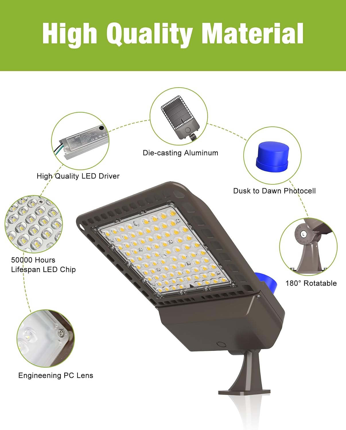 Thumbnail 6 de YXL LED Parking Lot Light 200W