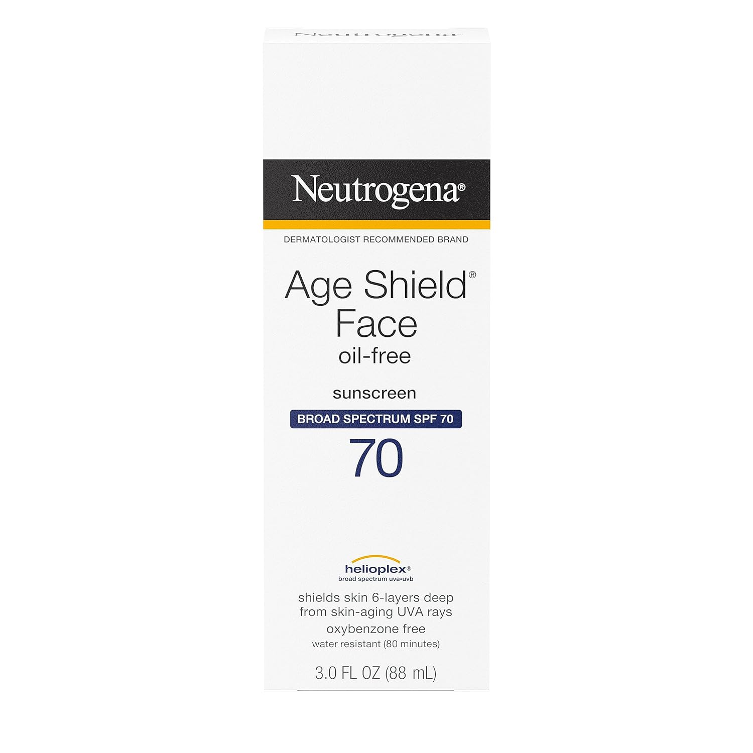 Detalle 2 de Neutrogena Age Shield SPF 70 Face Sunscreen 3 fl. oz