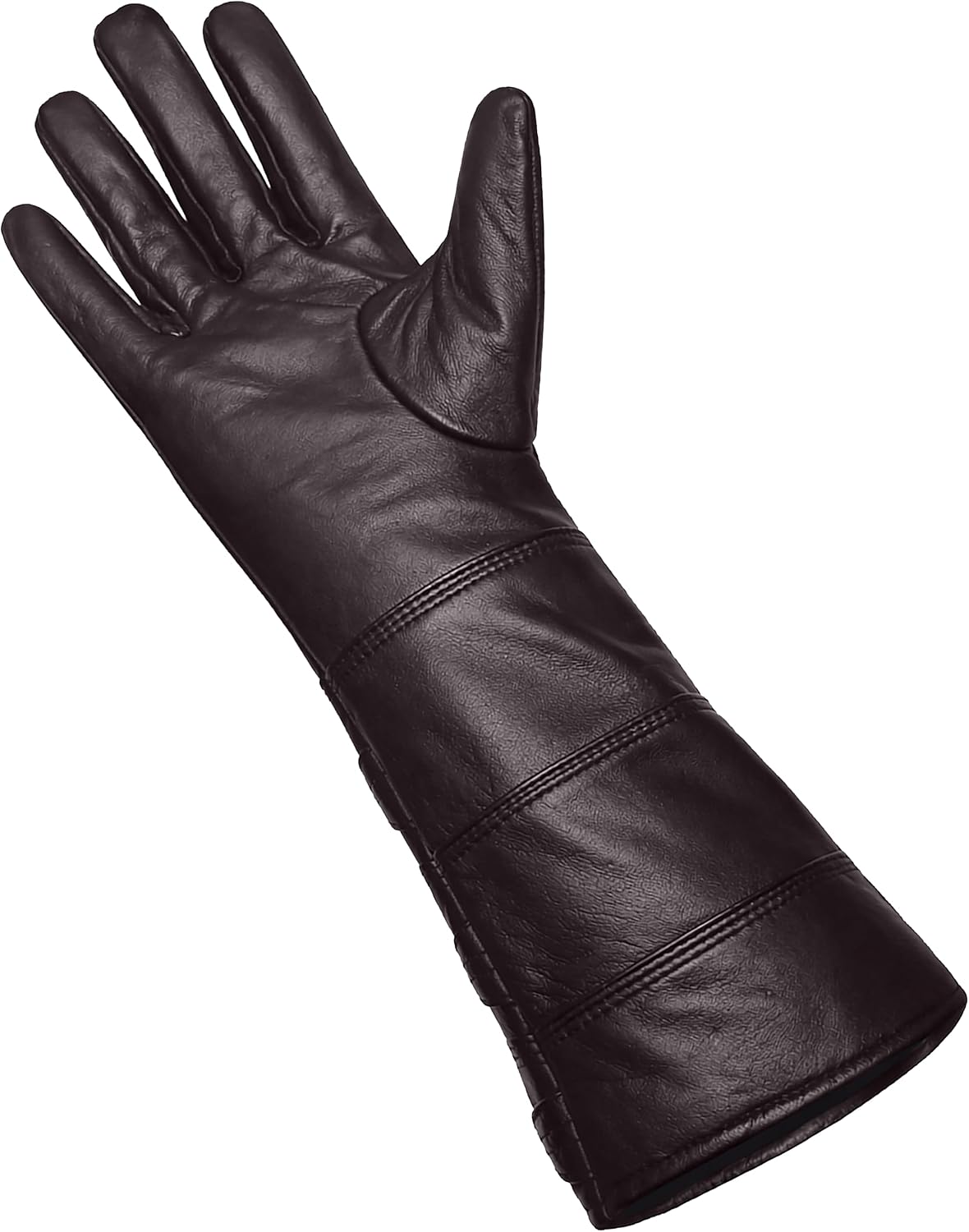Detalle de Urban Buck Gauntlet Costume Gloves, Sheepskin Leather