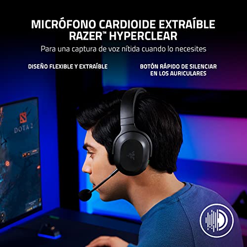 Detalle de Razer Barracuda X: Auriculares inalámbricos multiplataforma para juego y móvil