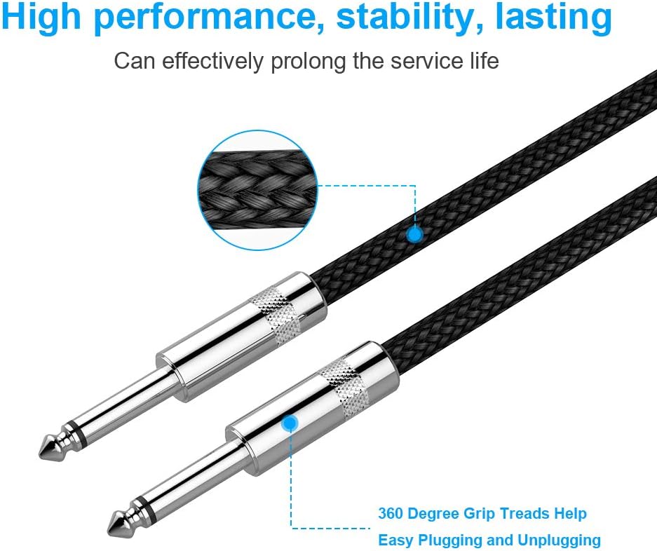 Thumbnail 4 de New Bee Guitar Cable 15ft instrument cable 🎸