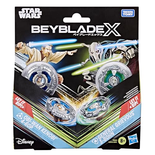 Thumbnail 1 de Beyblade X OBI-WAN Kenobi 4-60P vs General Grievous 3-80HN ⚔