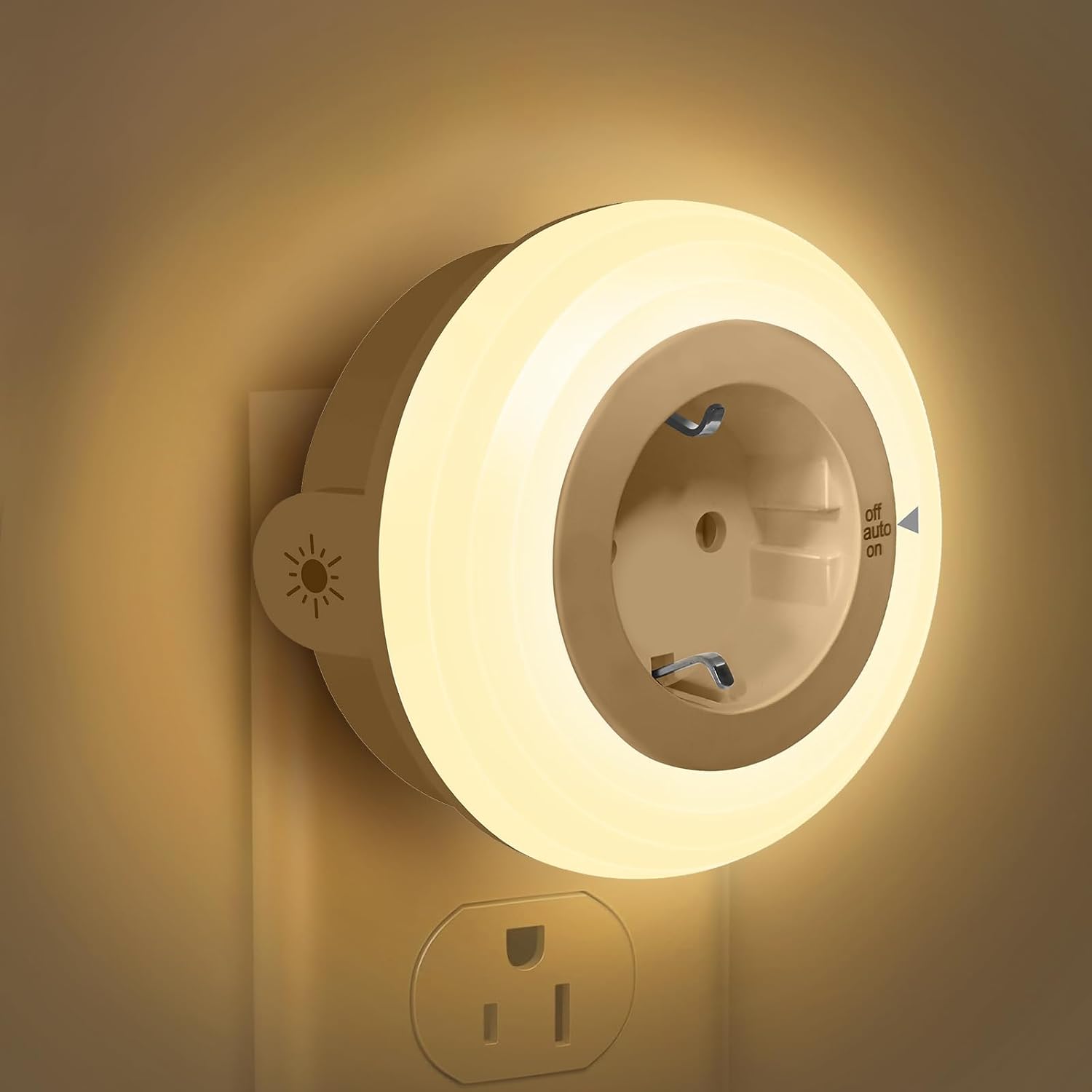 Detalle de Bowfar Nachtlicht Steckdose 2700K