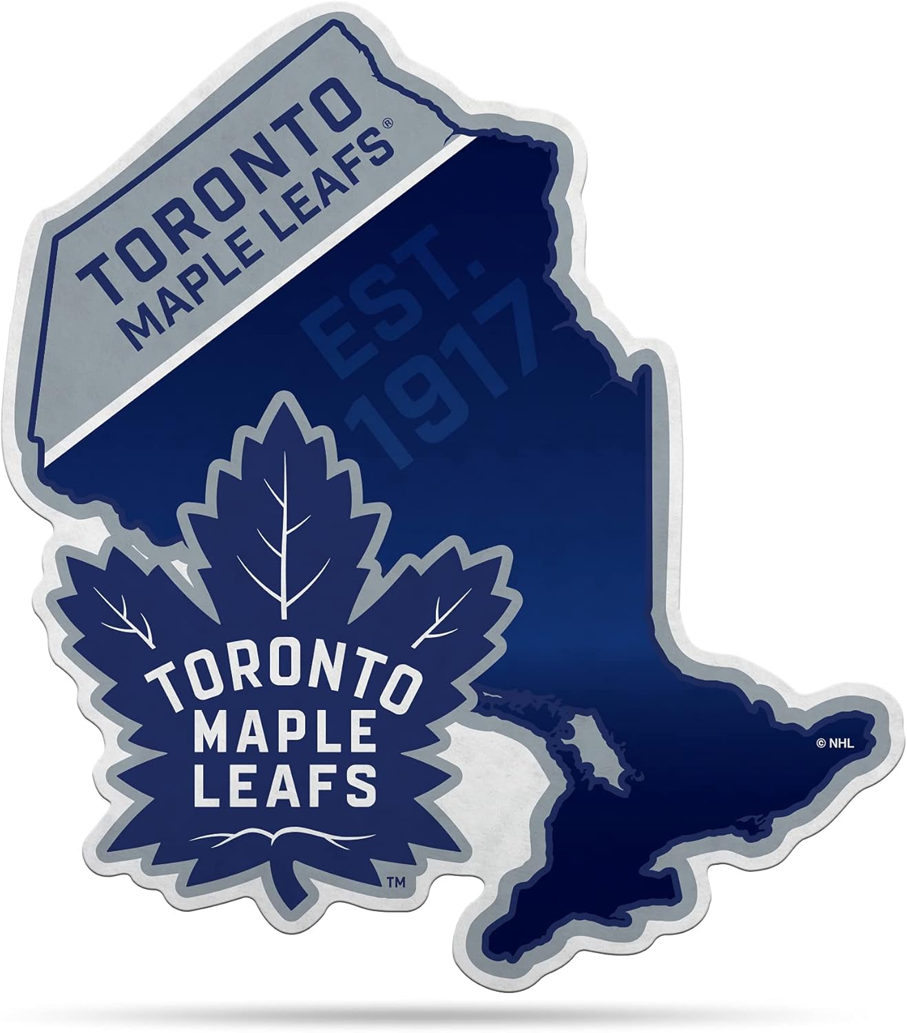 Rico Industries NHL Pennant Shape Cut Pennant (Felt, EZ to Hang) for Living Room & Man Cave Decor