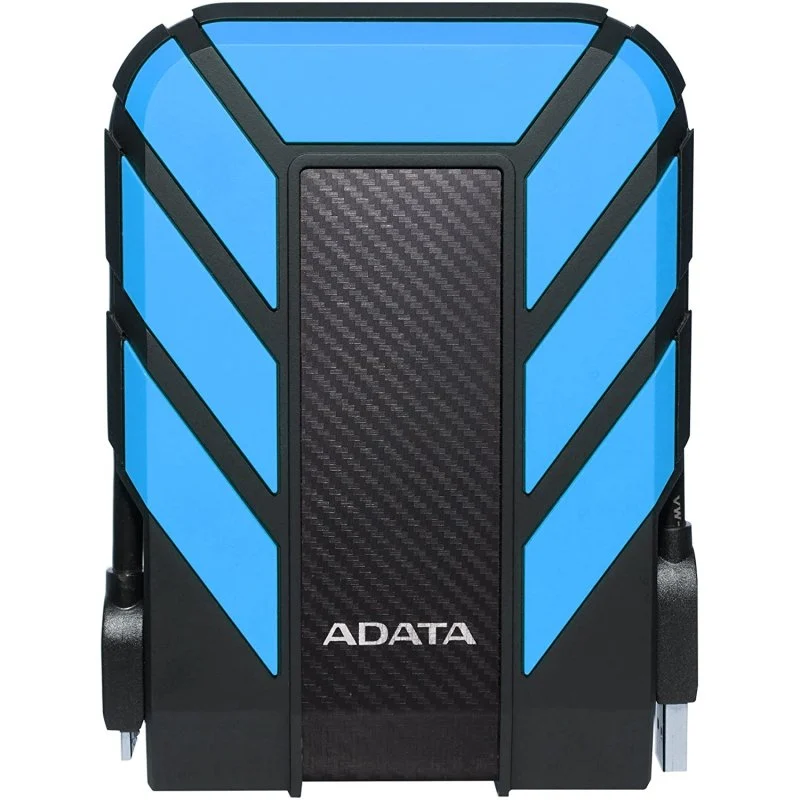 Detalle de Adata HD710 Pro 2TB: disco duro externo 2.5" rugged con USB 3.2, IP68 y protección MIL-STD-810G