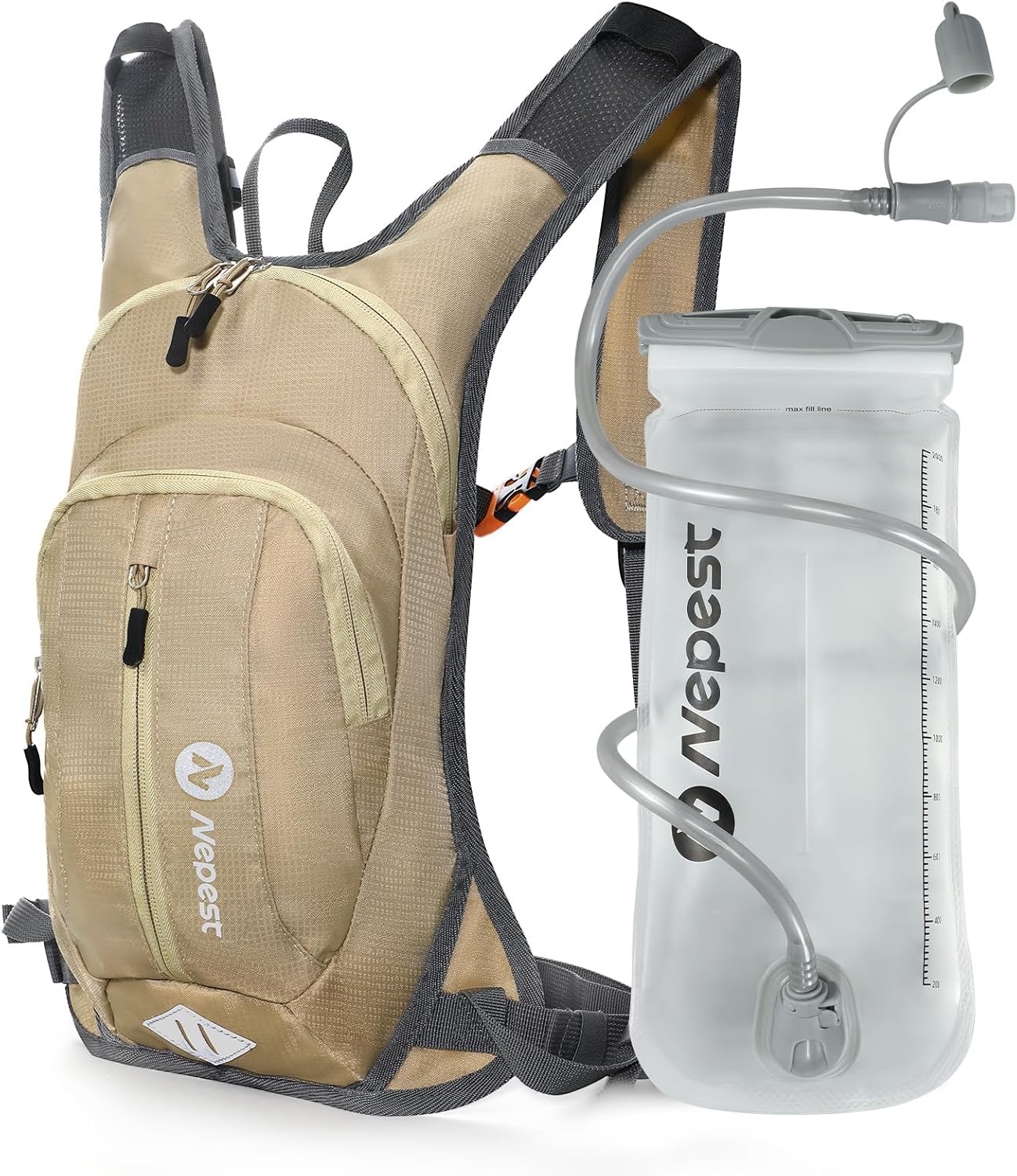Nepest Hydration Pack Backpack for Women & Men – 2L Ultralight Hydration Vest
