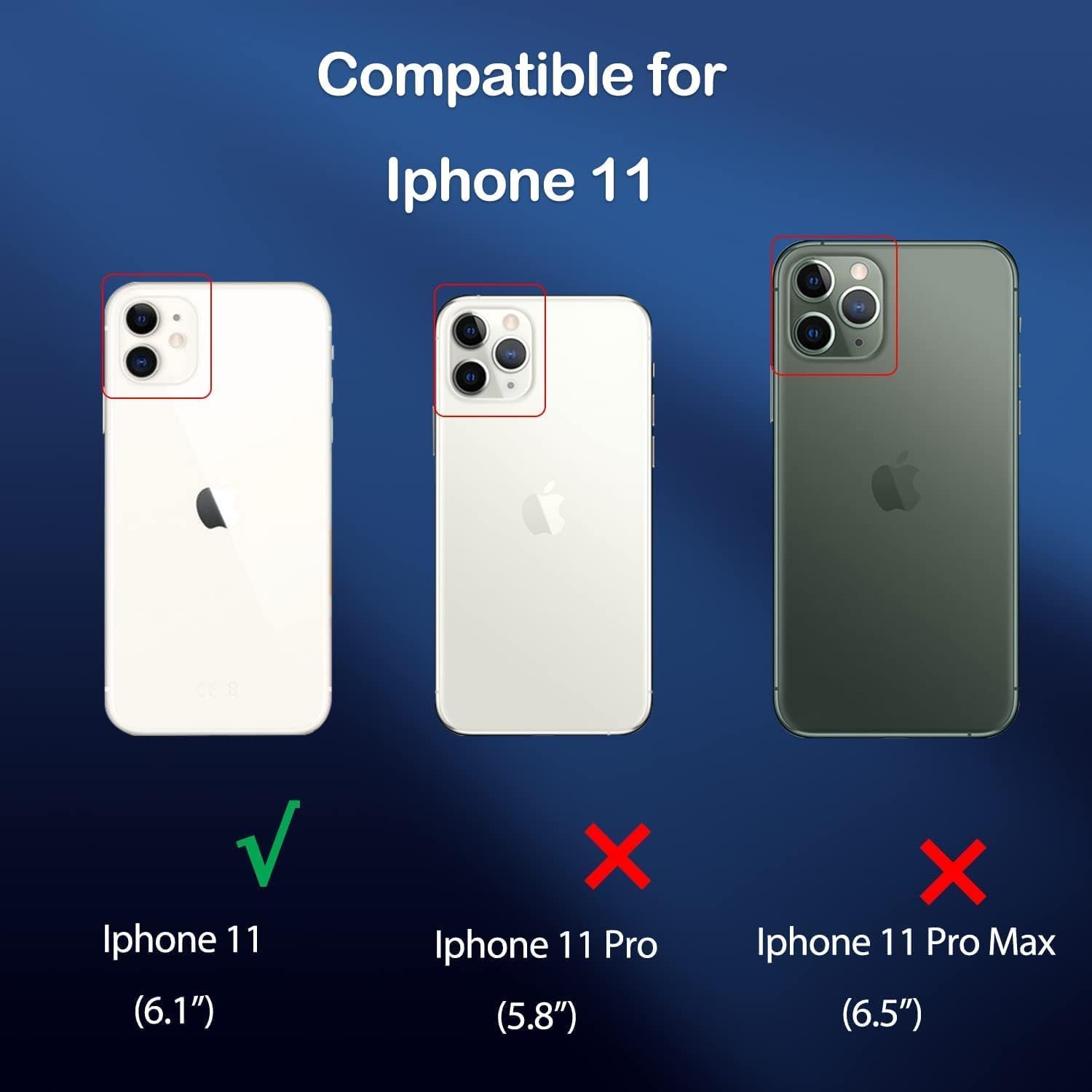 Detalle 2 de Tenphone iPhone 11 coque antichoc 6,1" TPU noir