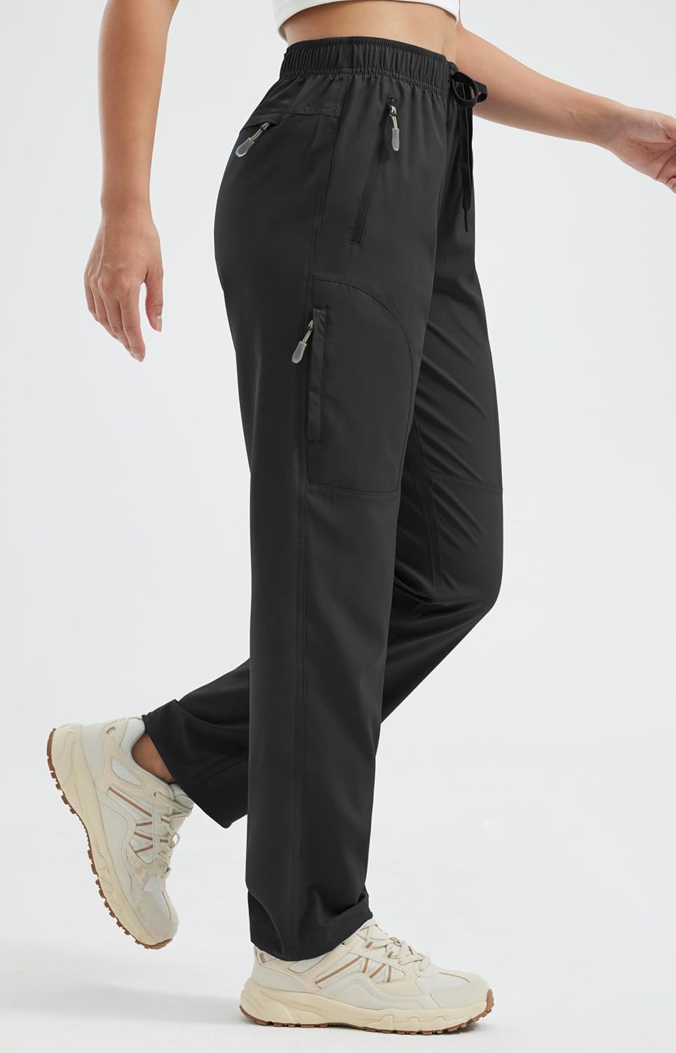 Detalle de Libin Women's Hiking Pants: Lightweight, Quick-Dry Cargo Pants for Outdoors