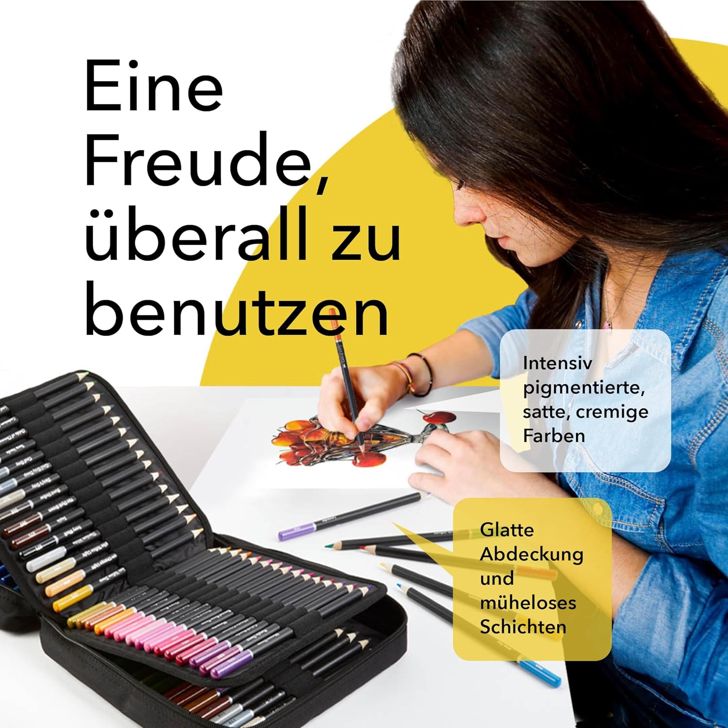 Thumbnail 3 de Castle Art Supplies 120 Buntstifte Set 🎨