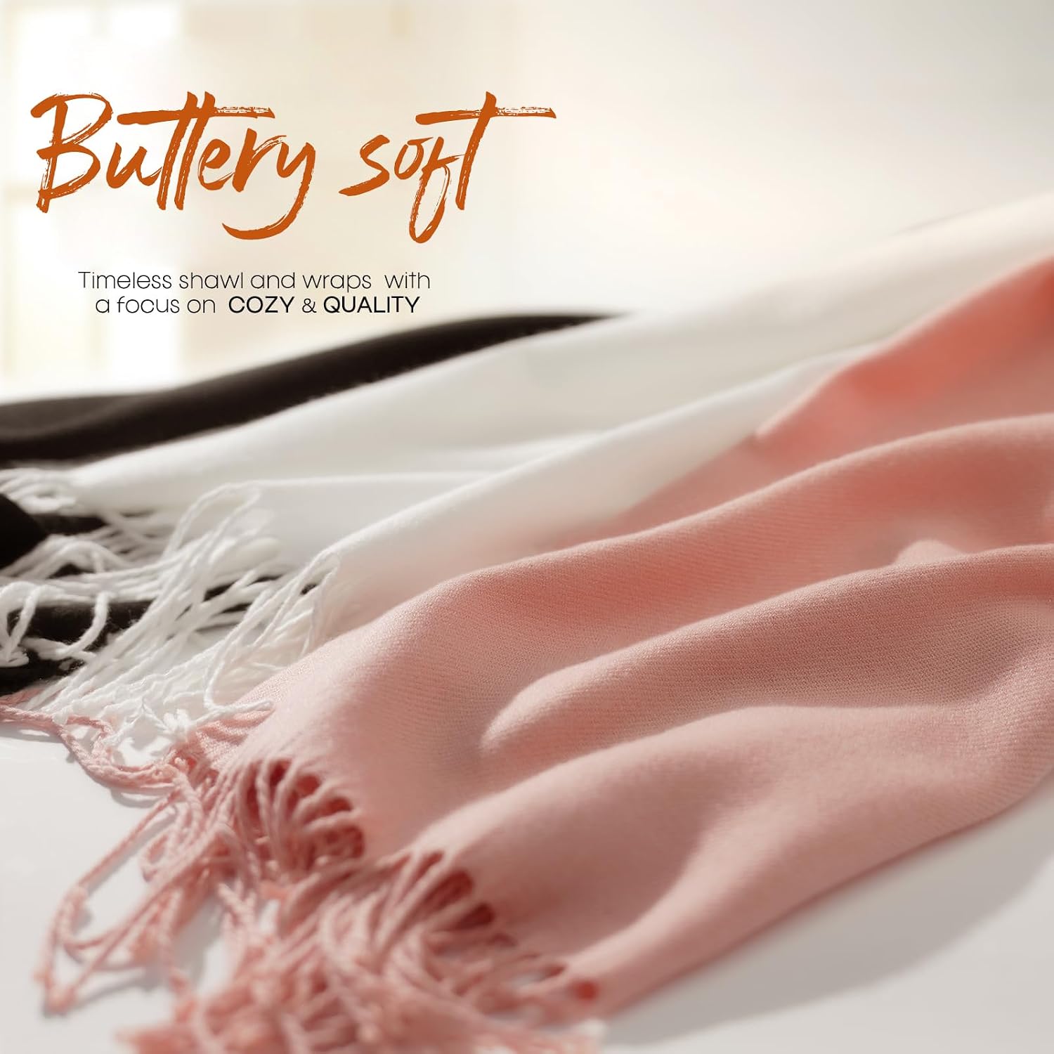 Detalle de FURTALK Shawl, 25.6 × 76.8 Inches