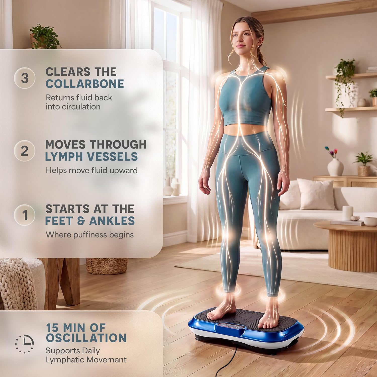 Detalle de Lifepro vibration plate 10 modes