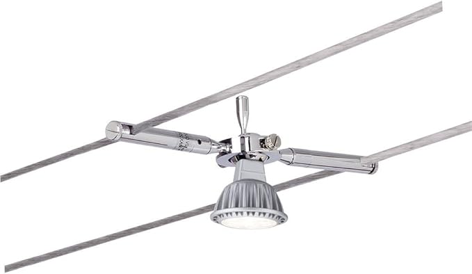 Paulmann 94147 Sistema de cable Spot Togo, Gu10, Cromo, 12V