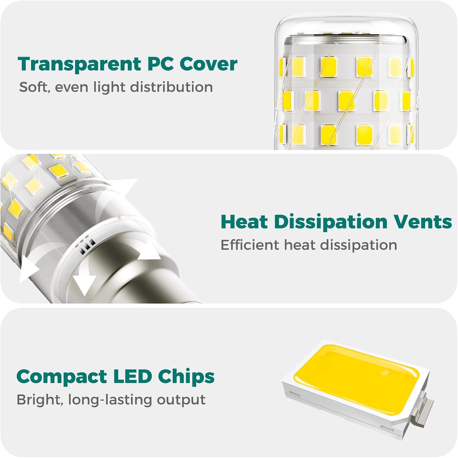 Thumbnail 6 de DiCUNO B22 LED Bulb 10W Cool White 6000K