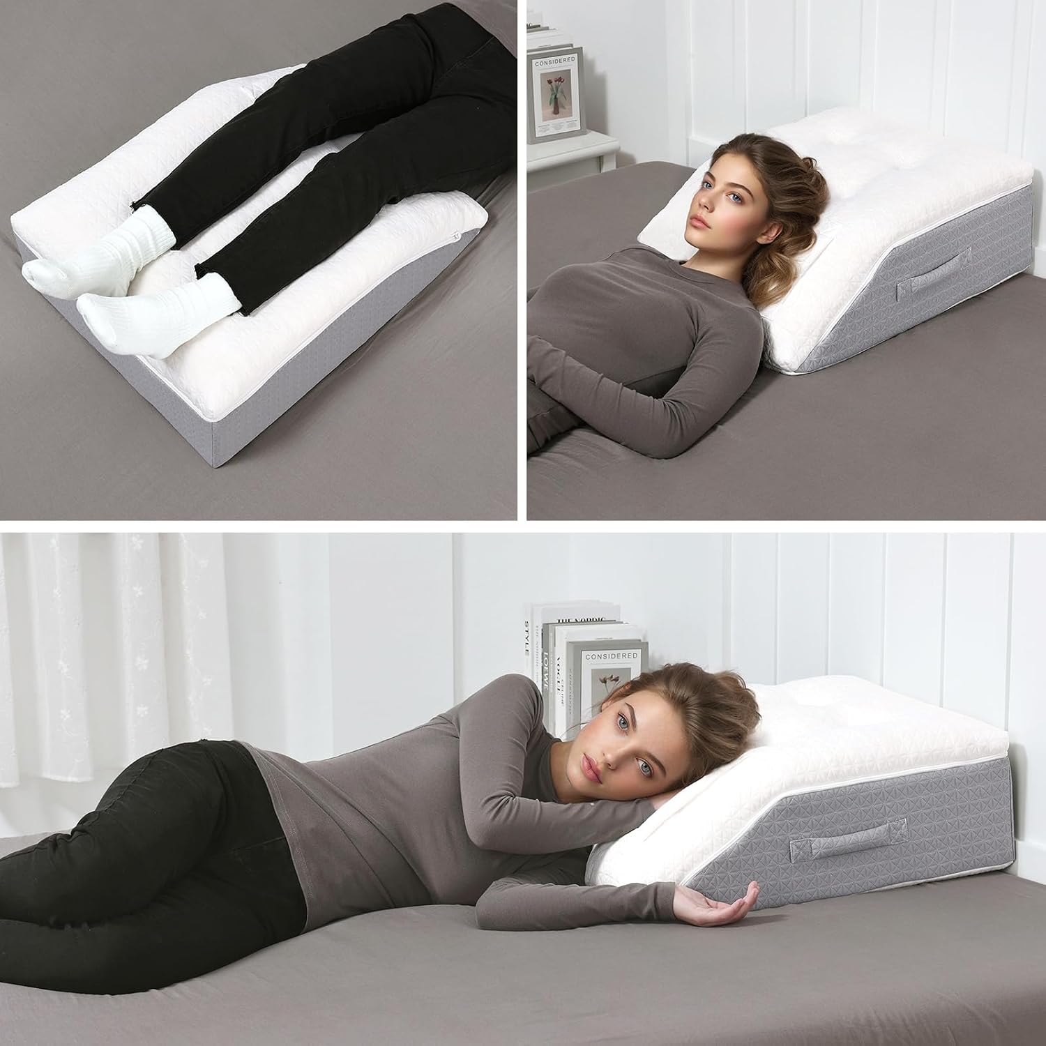 Thumbnail 6 de baibu Leg Elevation Pillow with dual-layer memory foam and removable washable cover