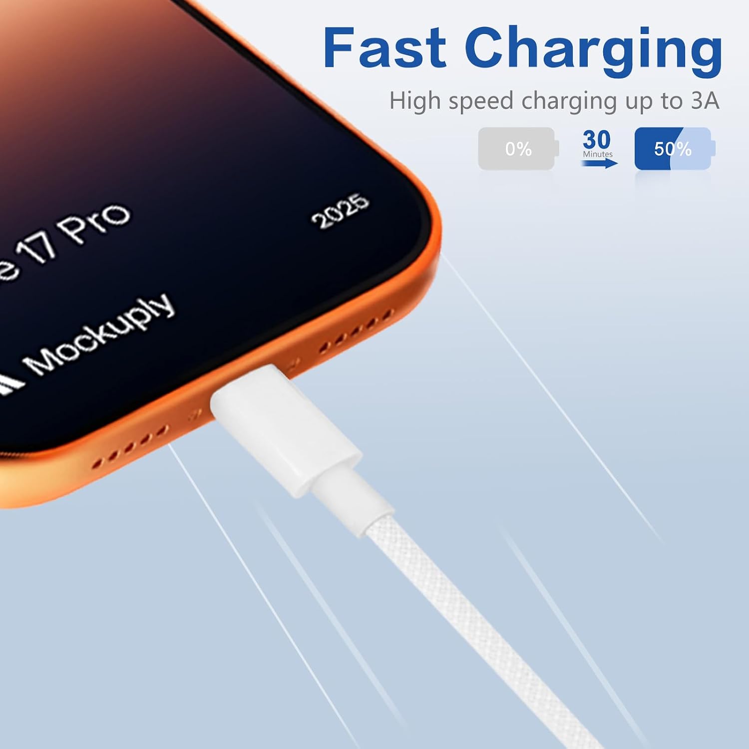 Detalle 2 de Newbetelas USB-C charging cable 10 ft