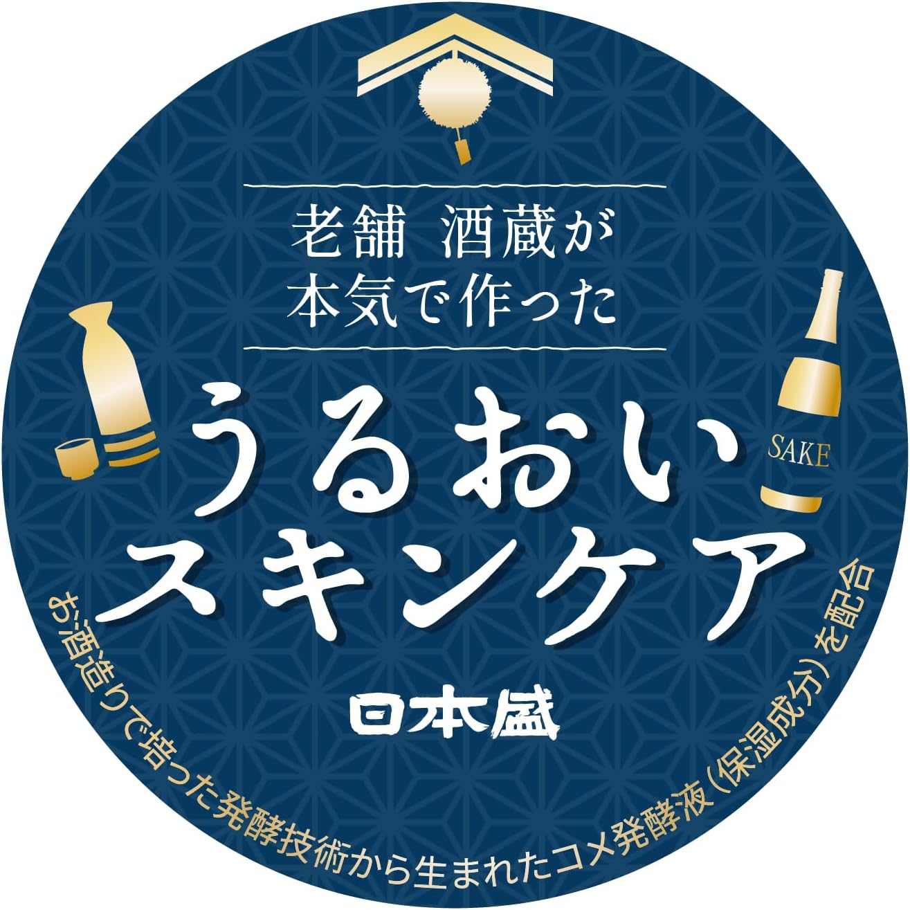 Detalle 1 de 日本盛 日本酒のうるおい化粧水A 500ml|ポンプ付き、顔・全身に使える保湿化粧水