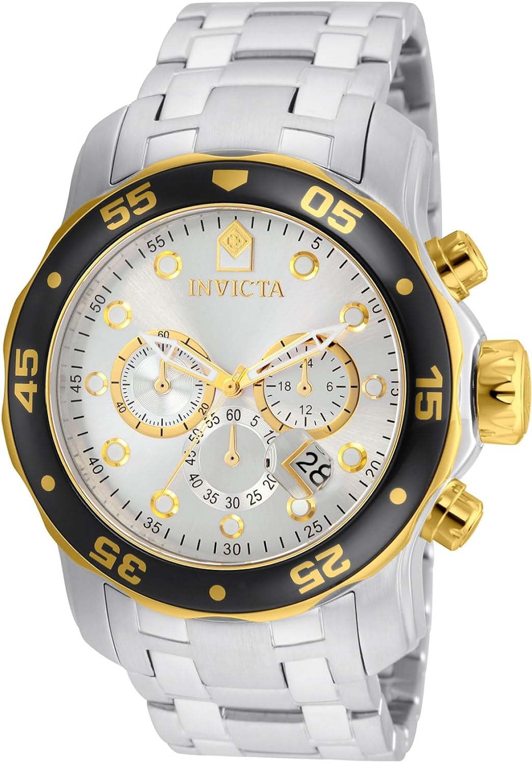 Thumbnail 6 de Invicta Pro Diver 19839 pour homme — montre à quartz en acier inoxydable, boîtier 48 mm