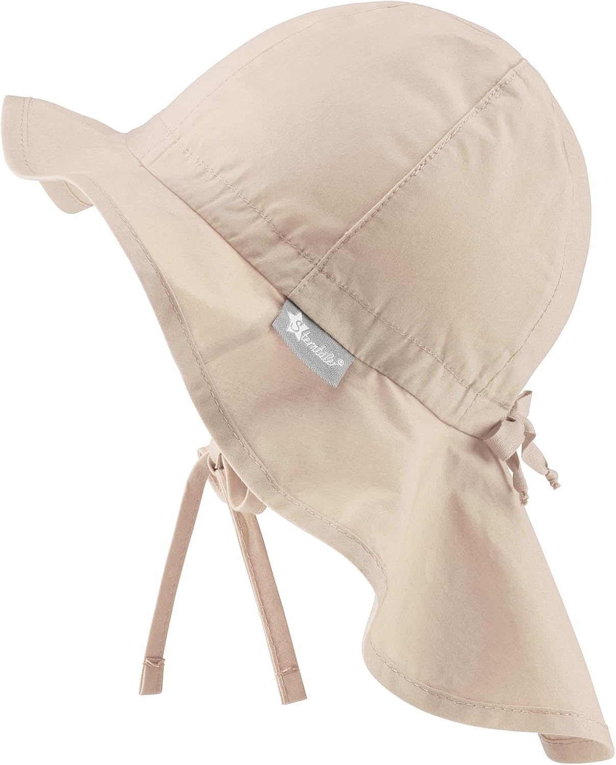 Detalle de Sterntaler Sonnenhut Unisex Sommerhut – UV-Schutz 50+ aus Bio Popeline