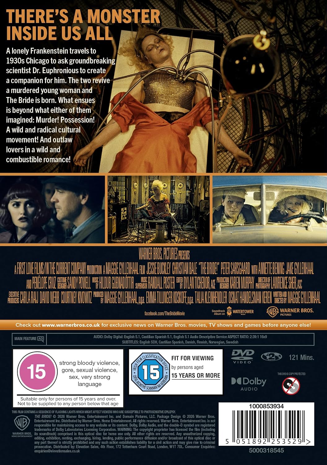 Thumbnail 1 de The Bride! [DVD][2026] – Warner Bros