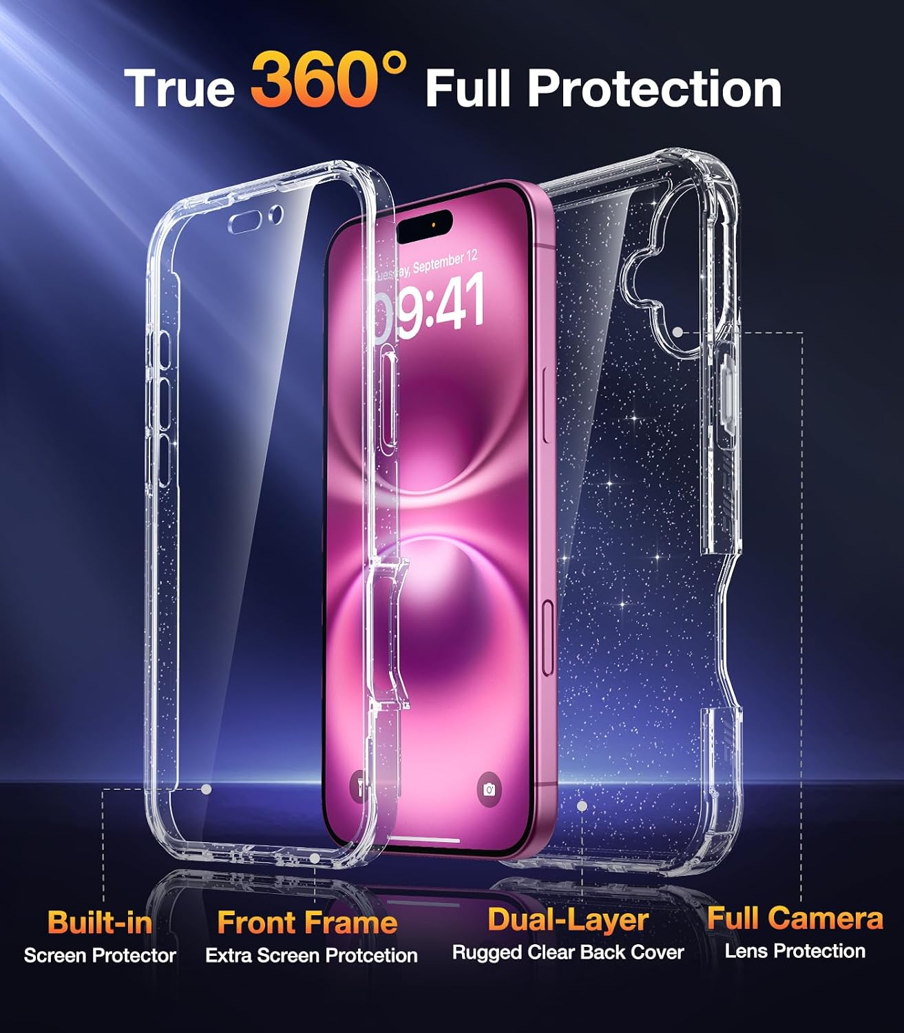 Detalle 2 de Diaclara iPhone 16 Case 6.1"
