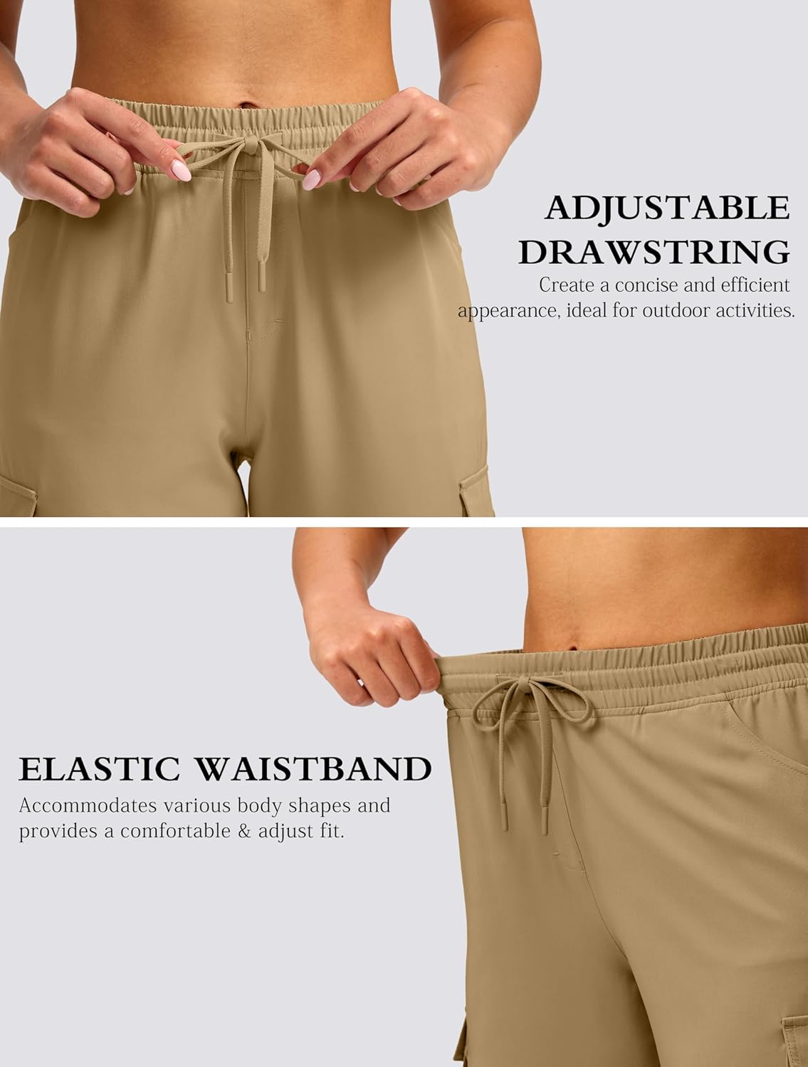 Thumbnail 5 de Viodia 15" Long Shorts for Women Hiking Cargo Bermuda Shorts