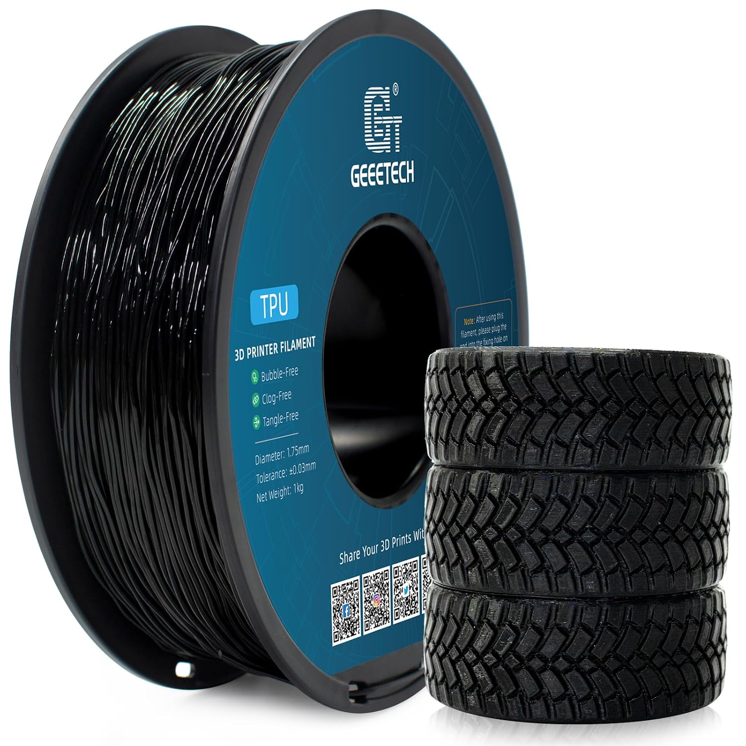 Thumbnail 5 de GEEETECH PLA Filament 1 kg Silk