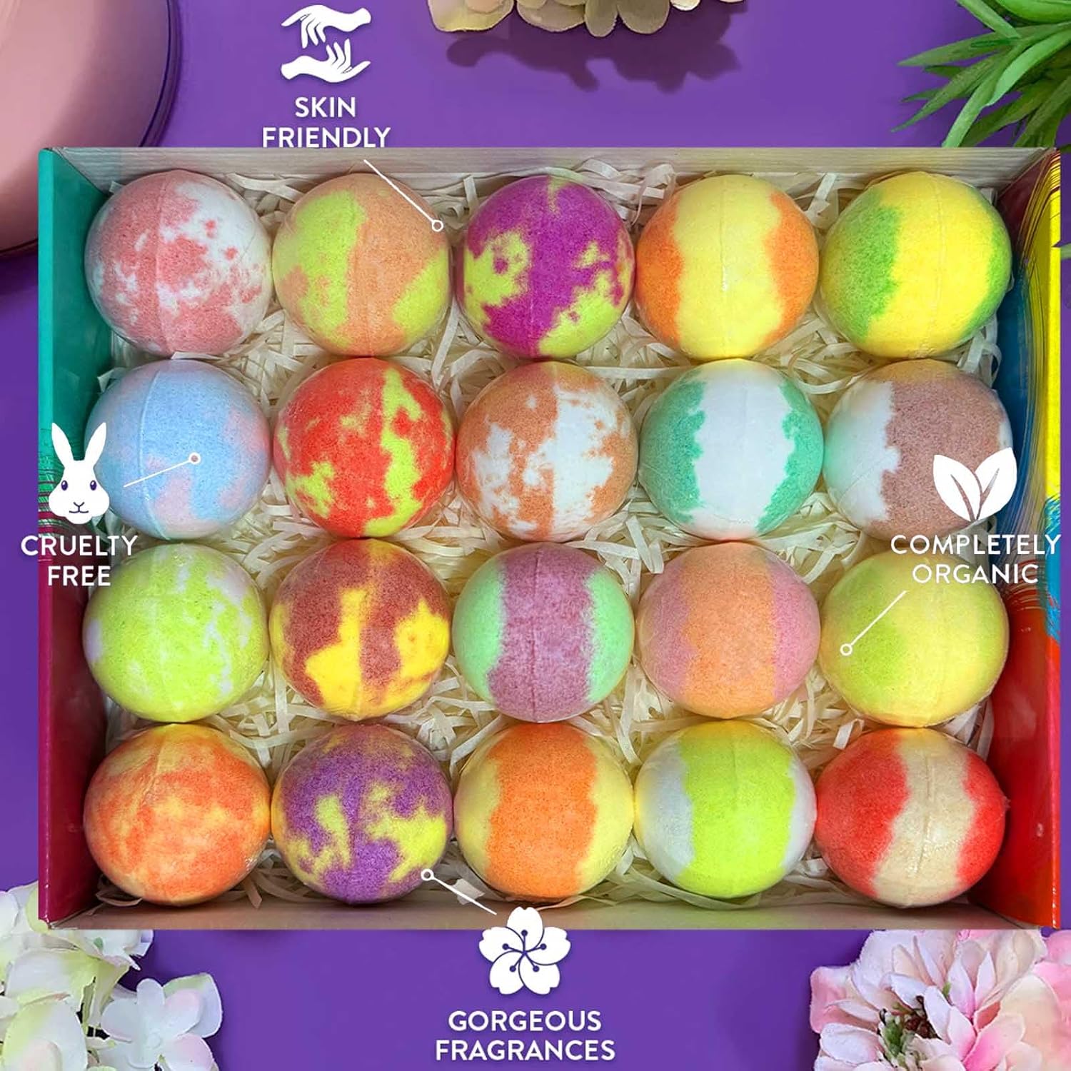Detalle 2 de Bath Bombs Gift Set for Kids 20pcs
