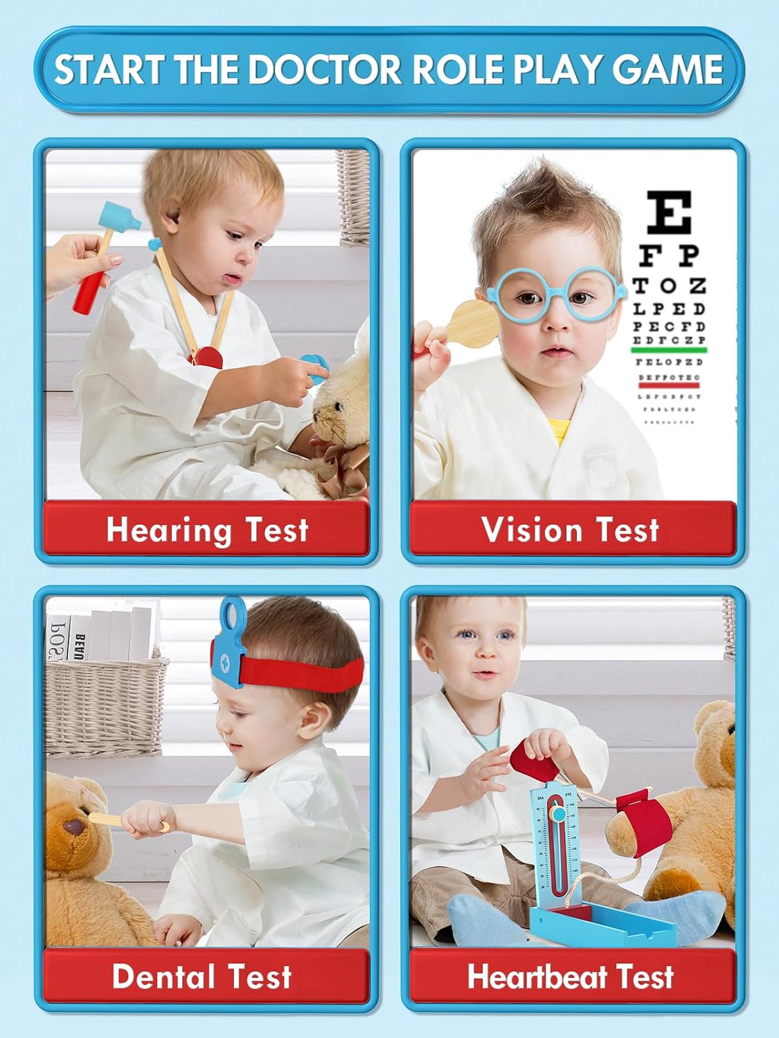 Detalle de Lehoo Castle Doctors Set for Kids 23pc