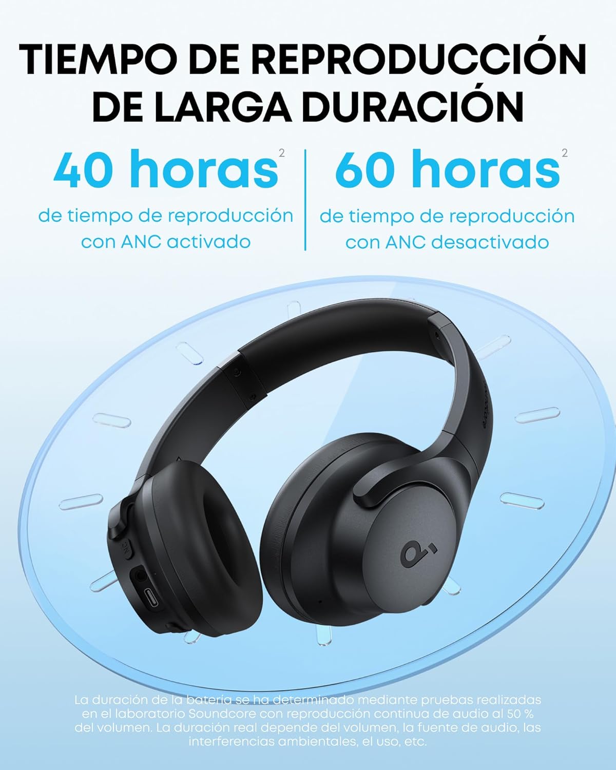 Thumbnail 4 de Soundcore Q20i cascos ANC 40 h
