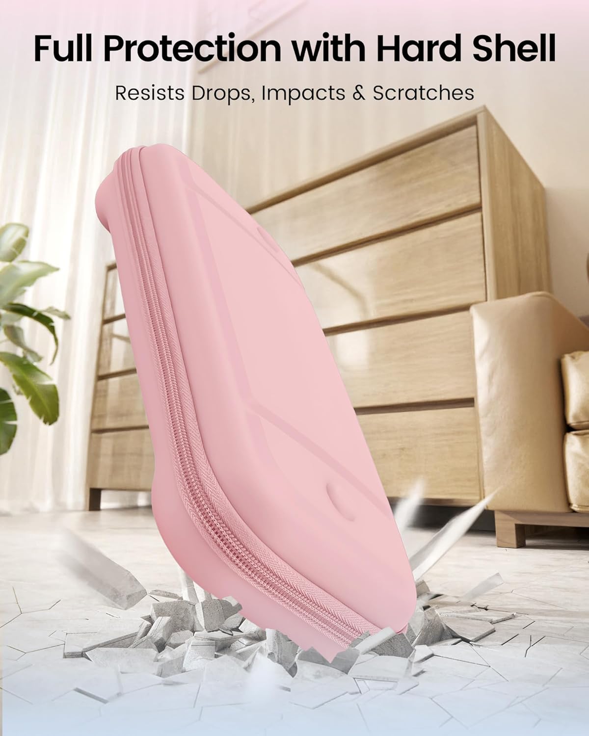 Thumbnail 5 de TRANSNOVO Carrying Case for Nintendo Switch 2 (2025) – Shockproof Hard Shell Travel Cover with 12 Game Card Slots, Pink