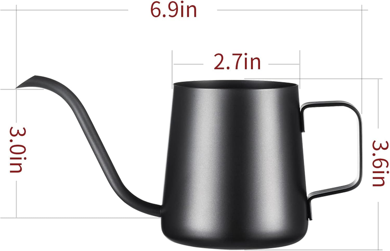 Detalle 2 de PARACITY Pour Over Kettle-schenkketel van 350 ml met zwanenhals