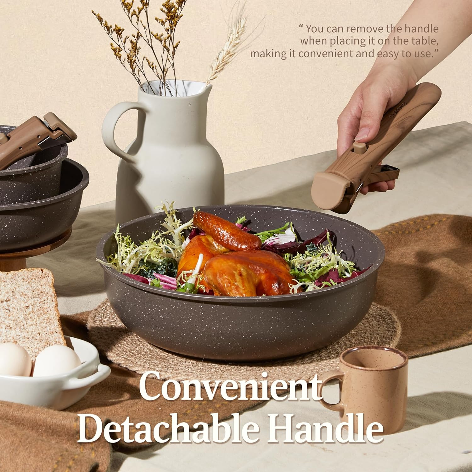Thumbnail 5 de CAROTE 17PCS Nonstick Cookware Set