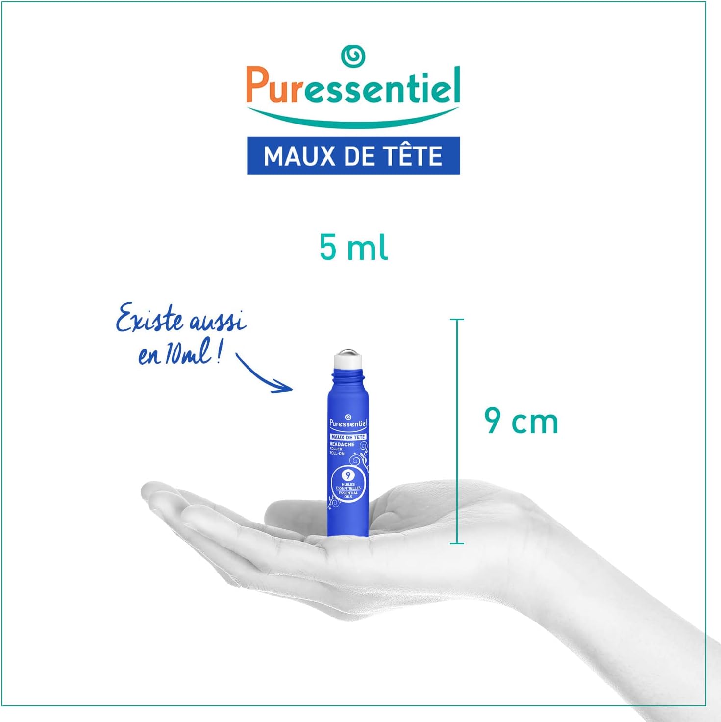 Thumbnail 4 de Puressentiel Mal di Testa Roller 5 ml 🩺