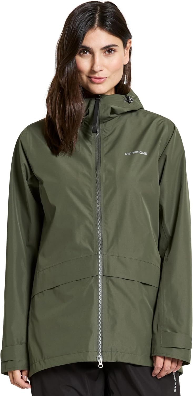 Detalle de Didriksons Nordic Women's Waterproof Rain Jacket - Lightweight Outdoor