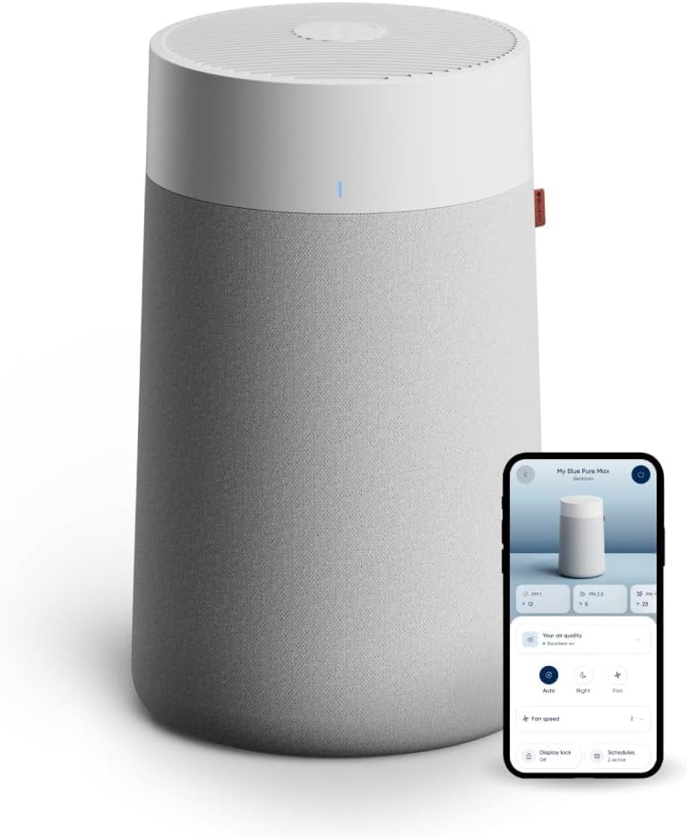 Detalle de Blueair Blue Max 3450i Smart WiFi Air Purifier (Alexa Enabled) with HEPASilent—Up to 103m²